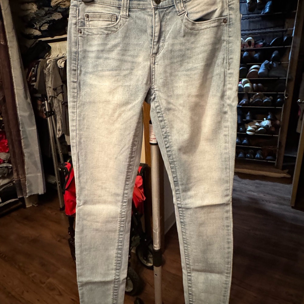 Mudd Women's Light Wash Skinny Flex stretch Jeans